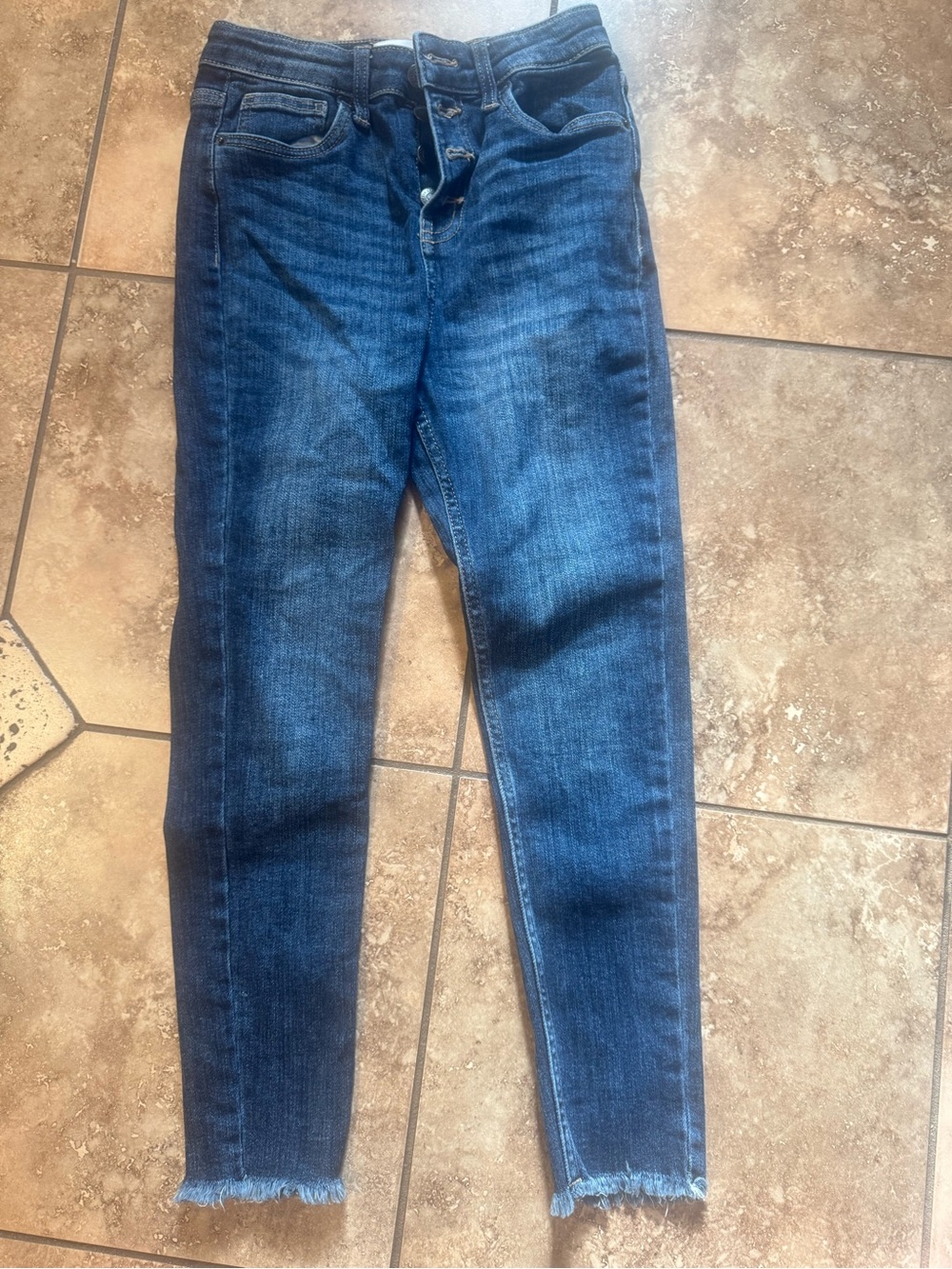 GIrls True Craft  Dark Blue High-Rise Skinny Jeans